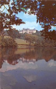 Biltmore House from Lagoon Asheville, North Carolina NC  