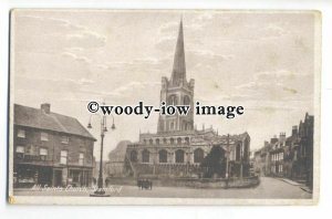 cu2478 - The All Saint's Church at Town Square, in Stamford - Postcard