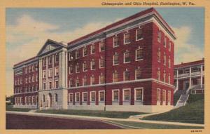 West Virginia Huntington Chesapeake and Ohio Hospital Curteich