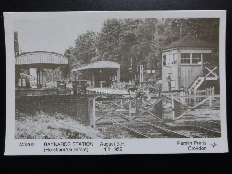 Baynards Station (Horsham/Guildford) - Pamlin Imprimé Carte Postale No.M3266