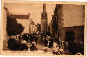 CPA CARNAC - Ville - Procession de St-Cornely (205490)