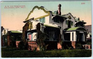 OKLAHOMA CITY, OK    O.B. KEE RESIDENCE   1915    Postcard