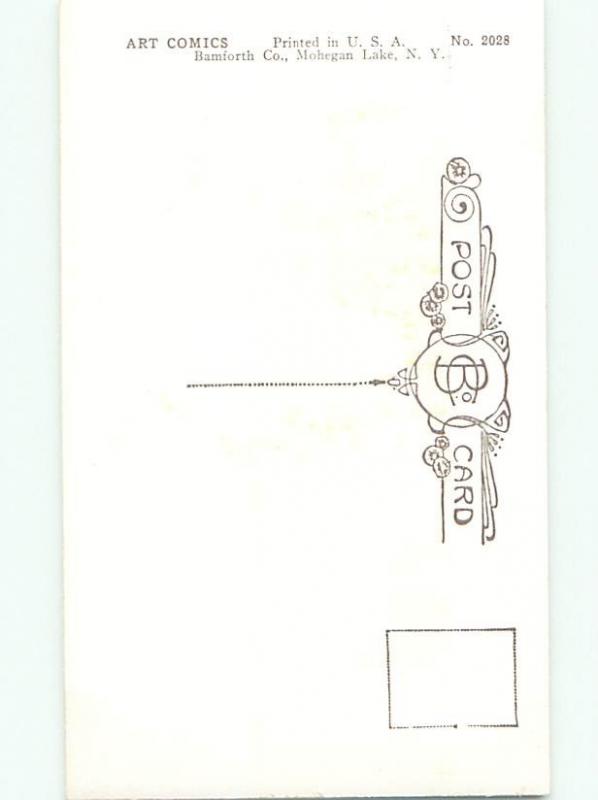 Bamforth COMIC SCENE Great Postcard AA9941