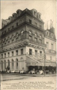 CPA PAUILLAC-Quai Léon Perier et Rue Nationale-Grand Hotel Francais (28487)