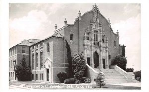 Del Rio Texas Methodist Church Real Photo Vintage Postcard AA21809