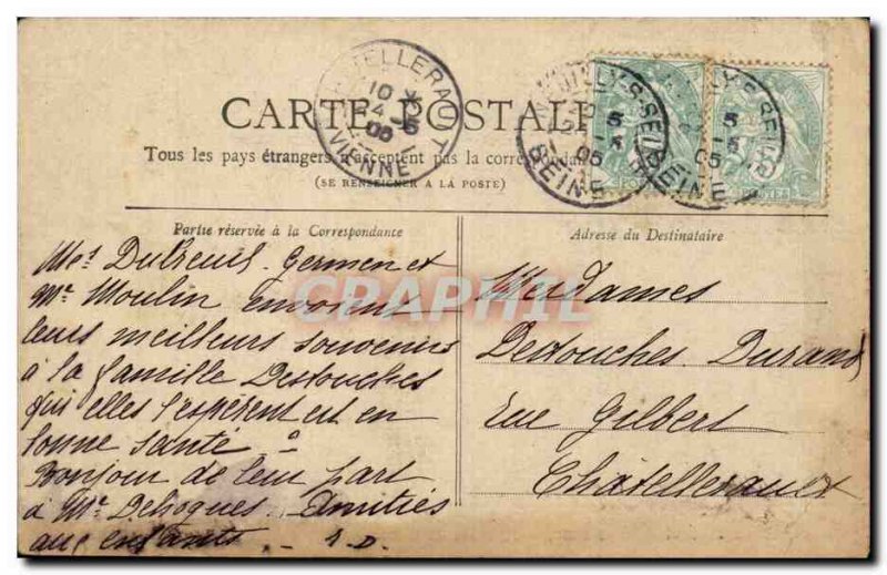 Old Postcard Paris Concorde Square