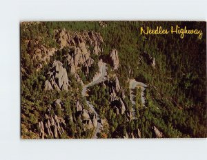 Postcard Needles Highway, Black Hills, South Dakota