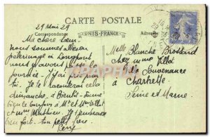 Old Postcard Longpont l & # 39eglise