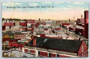 Sioux City Iowa~Prospect Hill Birdseye~Novelty Mfg Co~Hutchinson ice Cream~1912