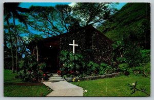 Waioli Chapel Hawaii   Salvation Army's Children's Facilities   Postcard