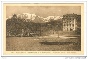 Le Grand Hotel, Cote Tennis, COMBLOUX Et Le Mont-Blanc, Haute Savoie, France,...