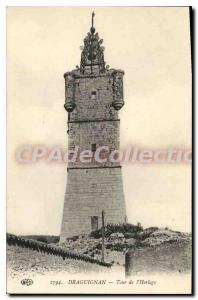 Postcard Draguignan Old Clock Tower