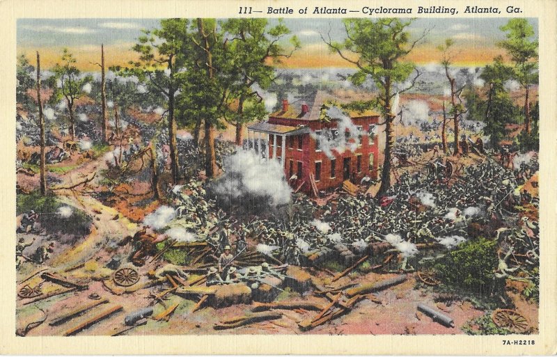 Cyclorama Building Atlanta Georgia Battle of Atlanta Painting Civil War