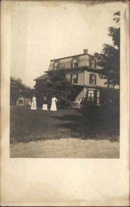 Canaan CT Connecticut Building c1910 Real Photo Postcard