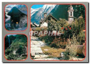 Postcard Modern Sonogno Valle Verzasca