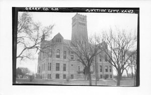 Courthouse real photo Junction City Kansas