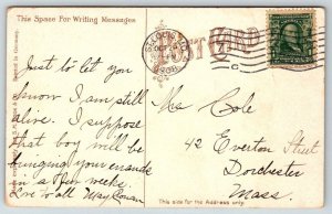 1908  St. Louis  Missouri  Midway Union Station    Postcard