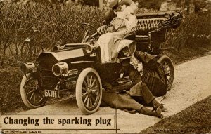 Humor - Changing the Spark Plug          (Two Couples and Auto)
