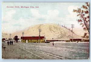 Michigan City Indiana IN Postcard Hoosier Slide Scenic View c1910's Antique