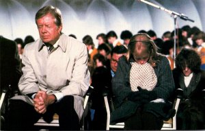 United States Hostages Teheran Iran President Carter and Daughter Amy Praying...