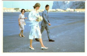 Princess Diana, Prince Charles, Arriving at Gibraltar, Royal Wedding 1981