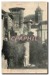 Old Postcard Tarn Gaillac Stone House Brens Old Prison XVI century