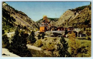 WINNEMUCCA, Nevada Mining Scene ~ HUMBOLDT HOTEL Cafe Advertising 1960s Postcard