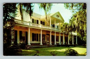 Natchez MS- Mississippi, Linden, Mansion, Historic Scenic Site Chrome Postcard