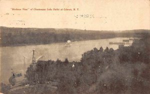 Celeron New York Chautauqua Lake Swings Amusement Park Birds Eye View PC AA1729