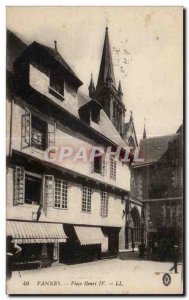 Postcard Old Place Henri IV Vannes