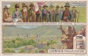 Brixener Schutzen Tirol Austria Antique Liebig Advertising Card