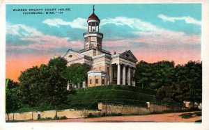 Vicksburg, Mississippi - The Warren County Court House - in 1937