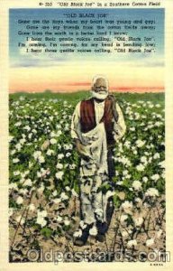 old Black Joe, Cotton Field Black African American Unused 