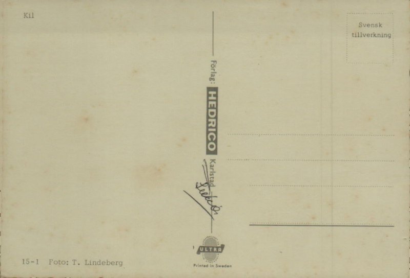 208-SE-KIL- Karlstad,  Sweden, ref. 15-1, not used