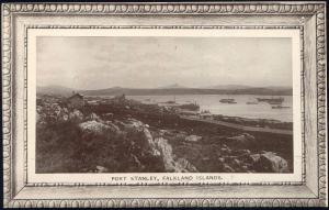Falkland Islands, PORT STANLEY, Panorama (1910s)