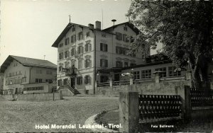 austria, LEUKENTAL, North Tyrol, Hotel Morandel (1960s) Foto Bollmann RPPC (2)