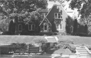Home of Mrs Earl May real photo Shenandoah, Iowa