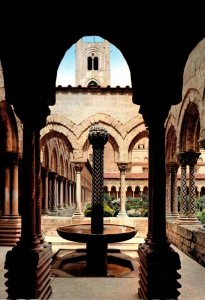 Italy Palermo Monreale Interno del Chiostro