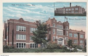LACROSSE, WI , 10s-20s; 2-Views, Central High School & Manual Training School