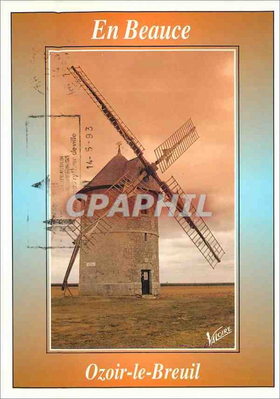 Postcard Modern Beauce Ozoir le Breuil (Eure et Loir) Le Moulin a Vent Frouvi...