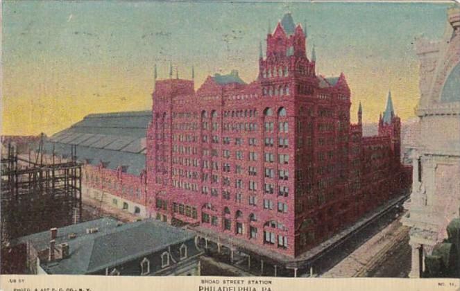 Pennsylvania Philadelphia Broad Street Station 1910