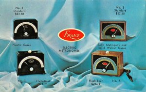 NEW HAVEN, CT Connecticut   FRANZ ELECTRIC METRONOMES   Advertising Card