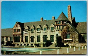 Vtg Alabama AL Birmingham Golf & Country Club Pool 1950s View Postcard