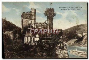 Old Postcard Castle Rheinstein