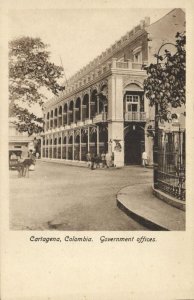 colombia, CARTAGENA, Government Offices (1920s) Postcard