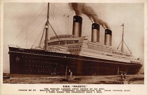 R M S Majestic Misc Ship Line Ship 