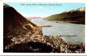 Alaska Juneau Looking Down Gastineau Channel