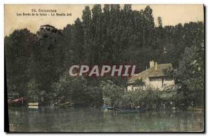 Old Postcard Doves The Banks of the Seine The Moulin Joll