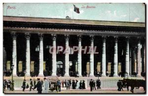 Old Postcard Paris Bourse