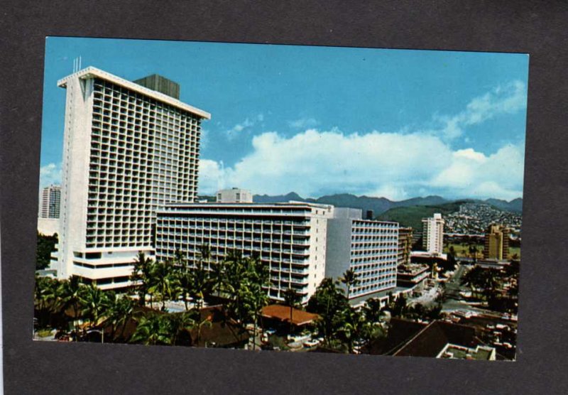 HI Sheraton Princess Kaiulani Hotel Waikiki Beach Honolulu Hawaii Postcard